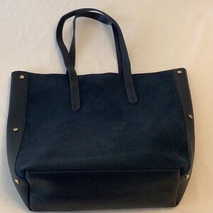 Navy tote